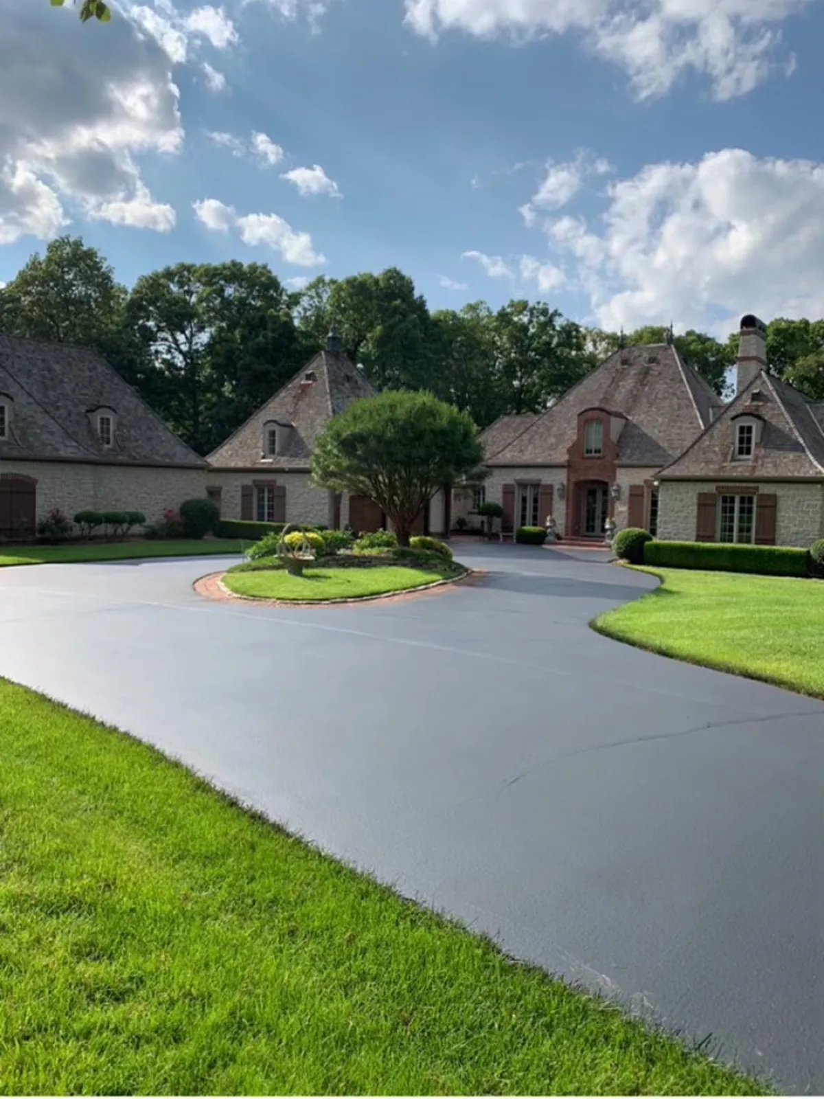 Asphalt driveway by All County Paving