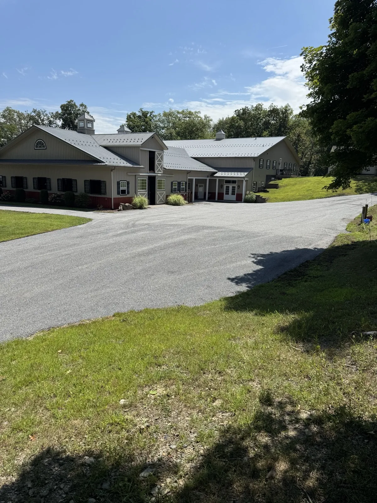 Home with attached garage driveway, All County Paving NJ and PA