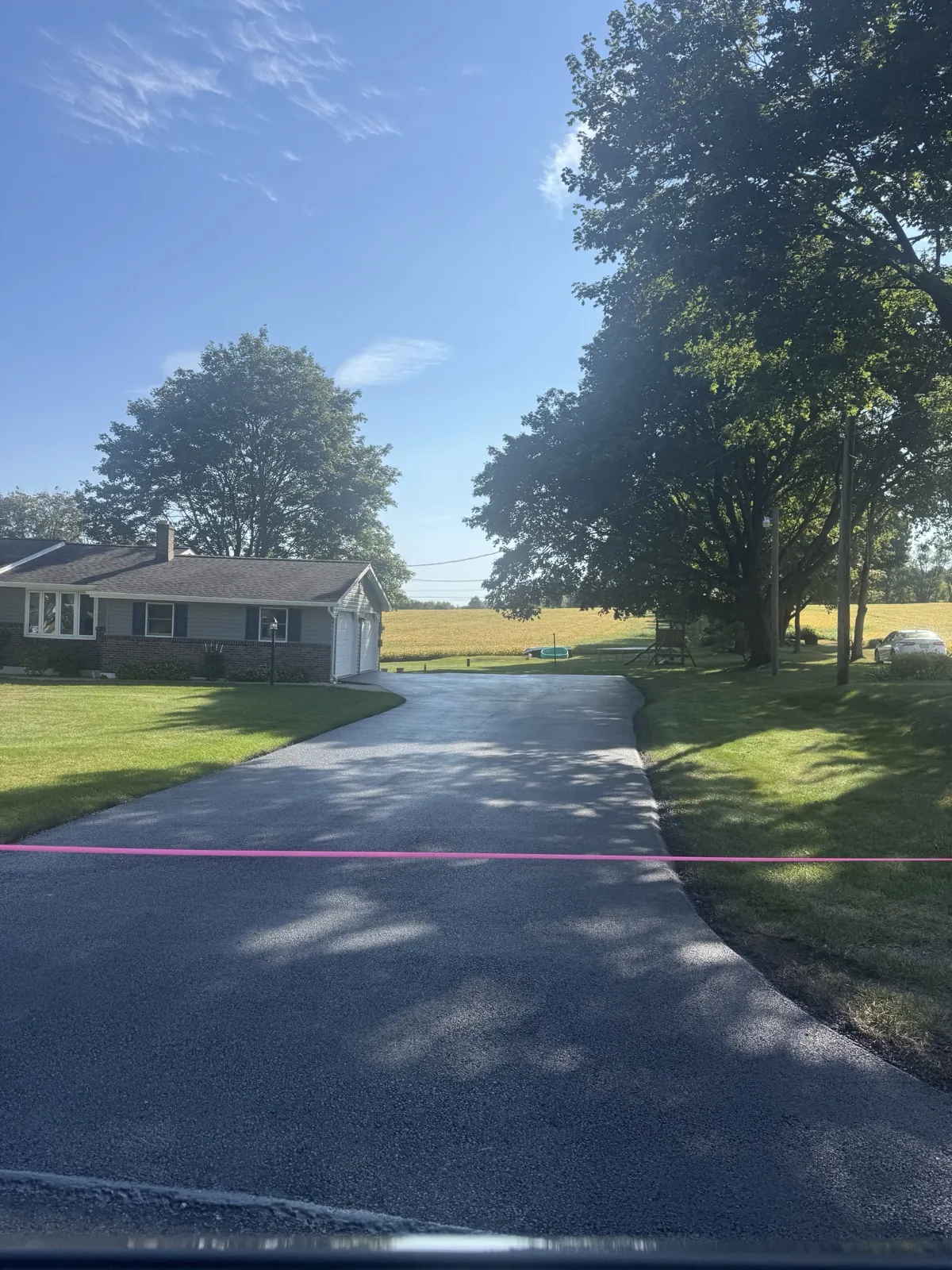 Asphalt driveway by All County Paving