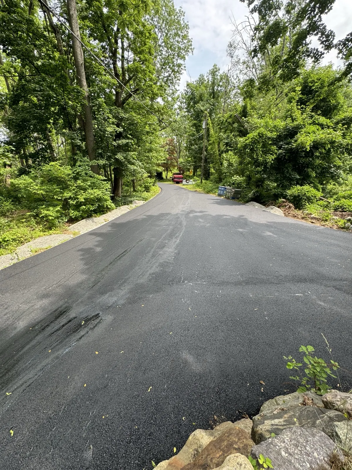Curving driveway approach, All County Paving NJ and PA