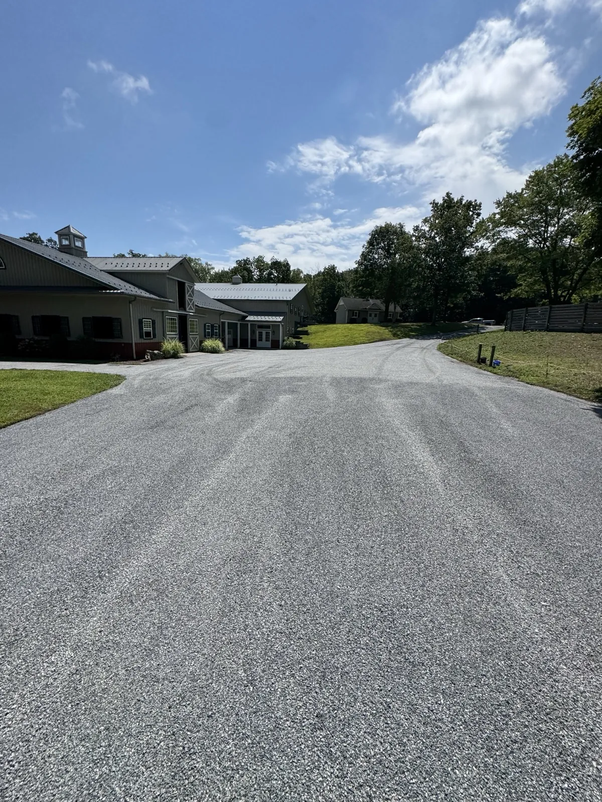 Asphalt driveway by All County Paving