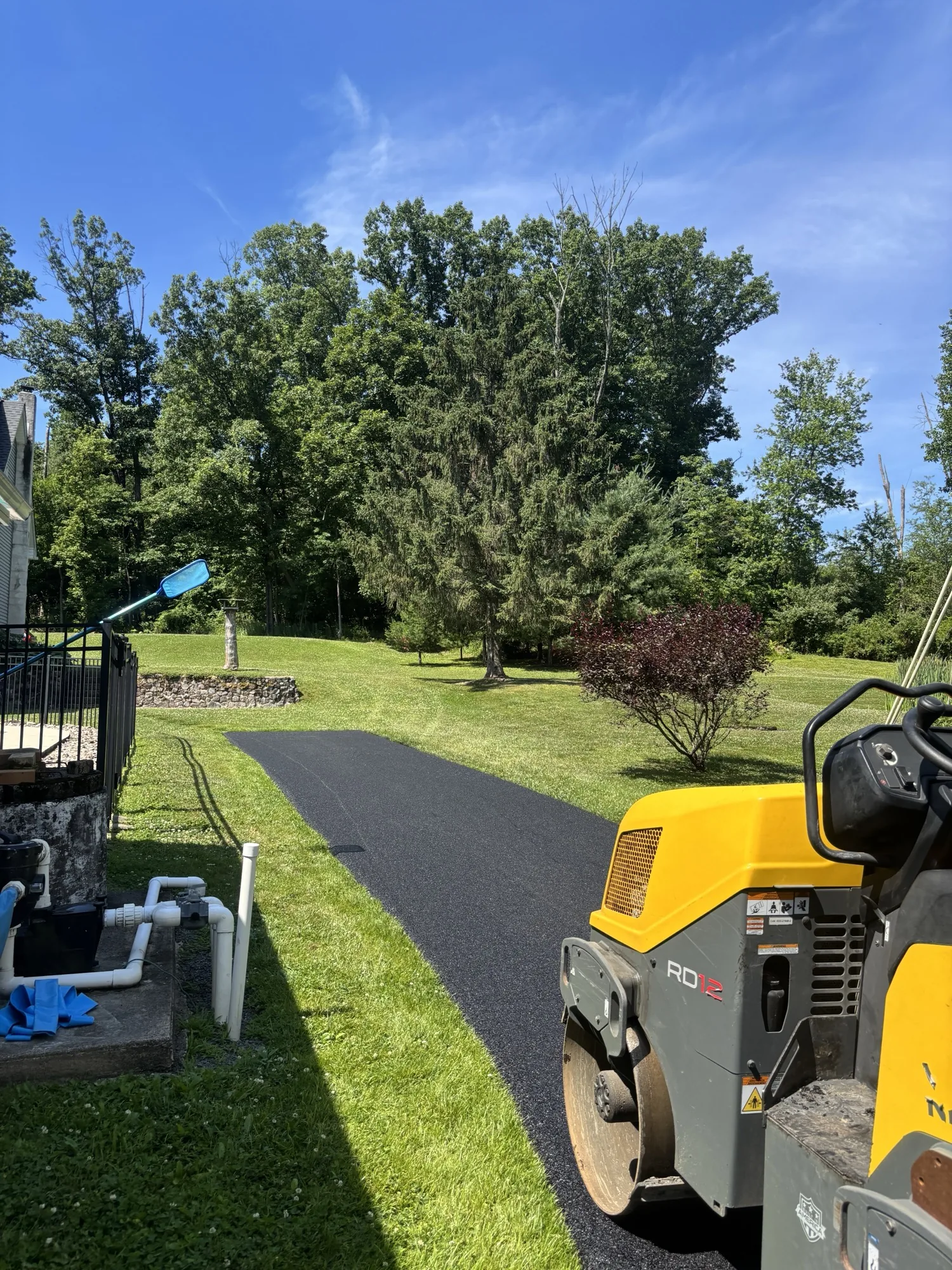 Asphalt driveway by All County Paving