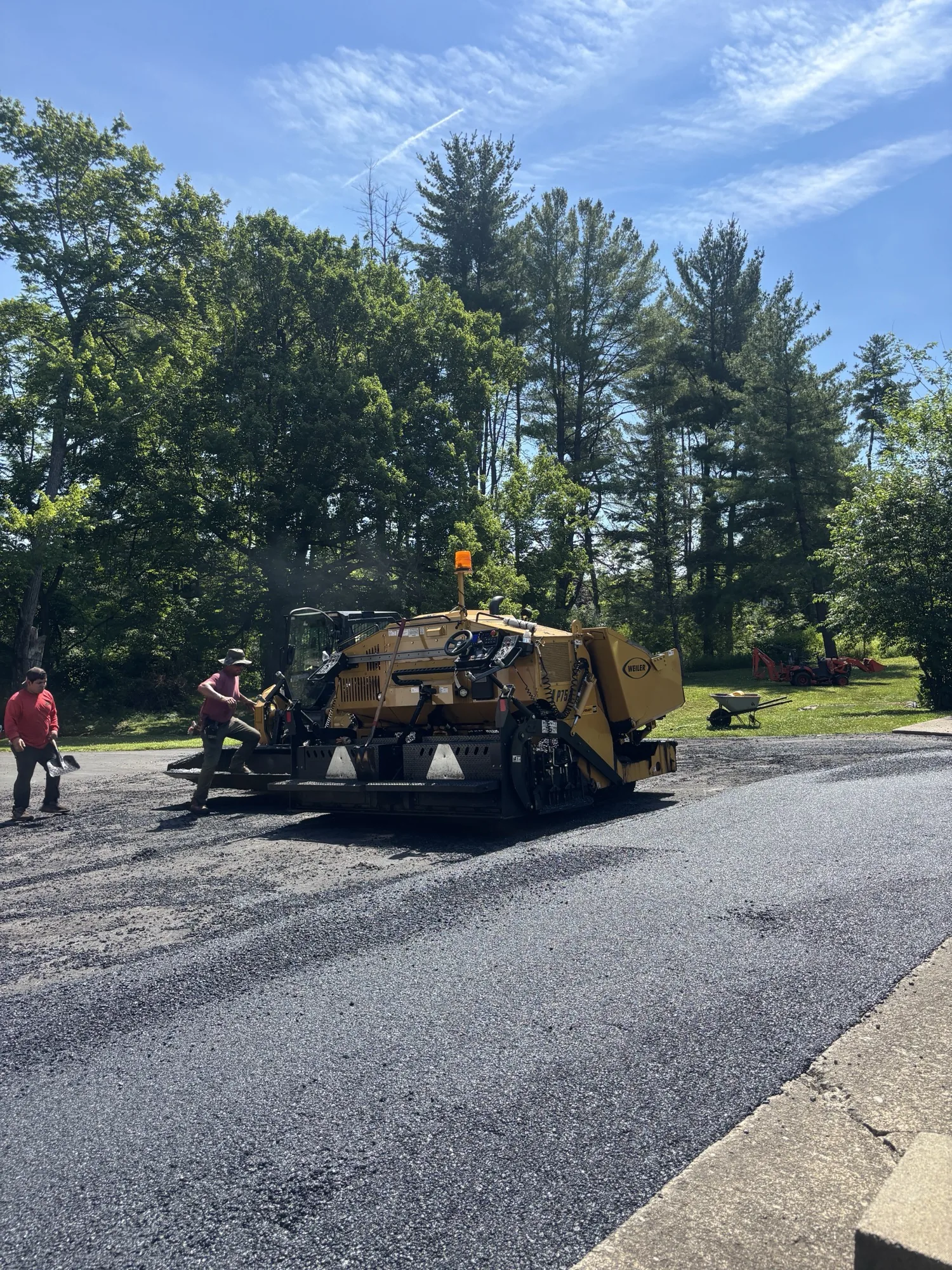 Asphalt driveway by All County Paving