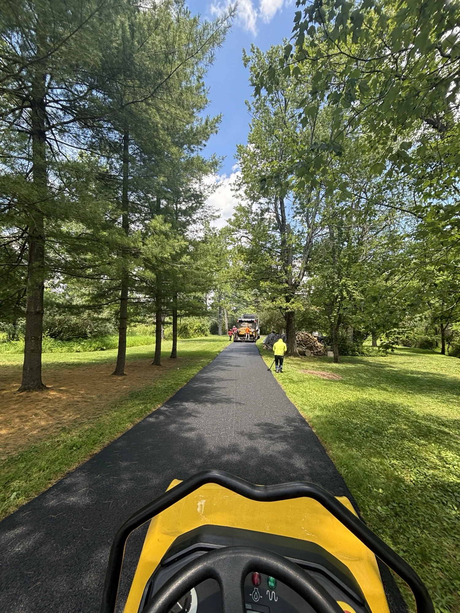 Asphalt driveway by All County Paving