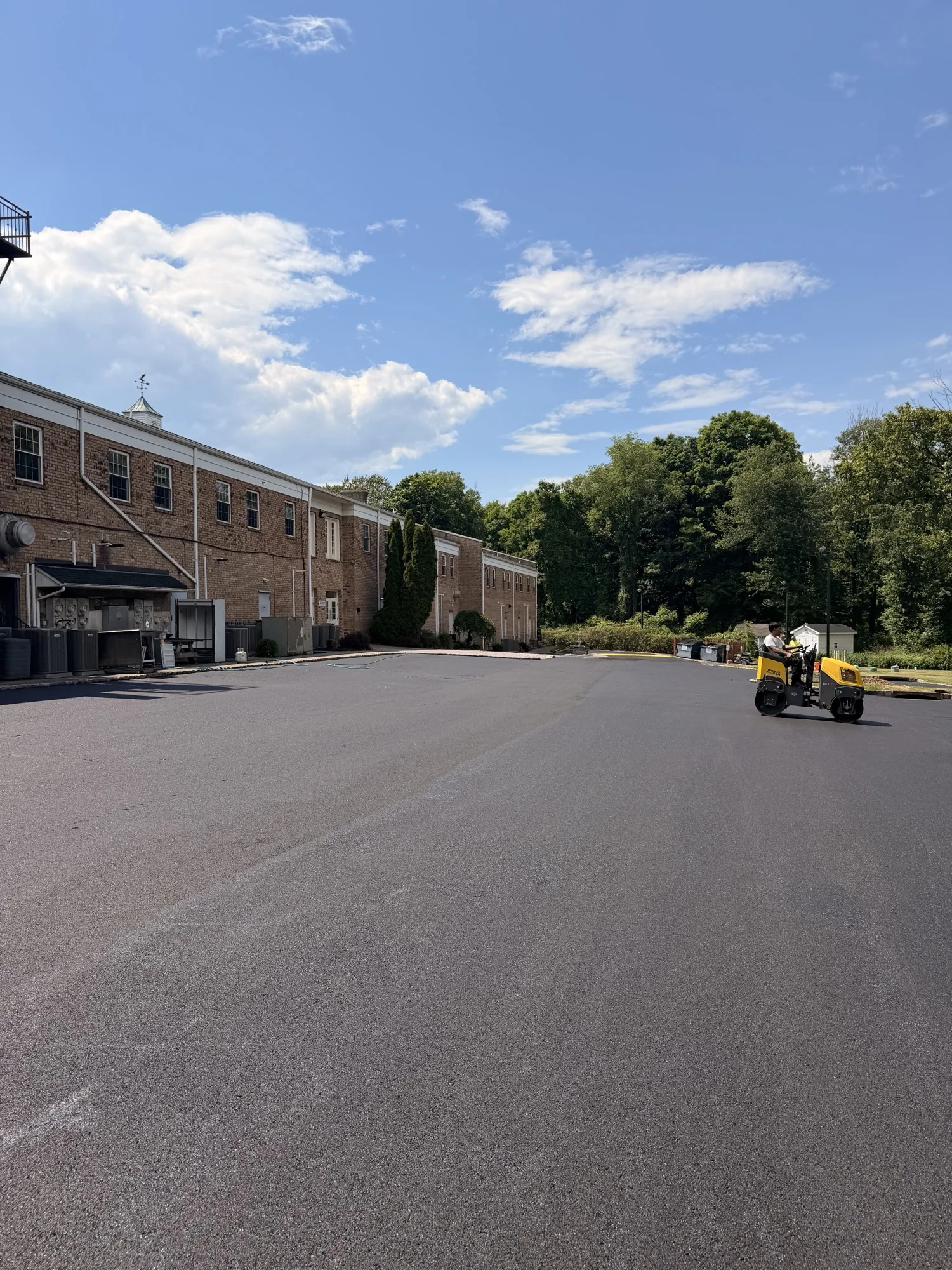 Same commercial lot, side angle, All County Paving NJ and PA